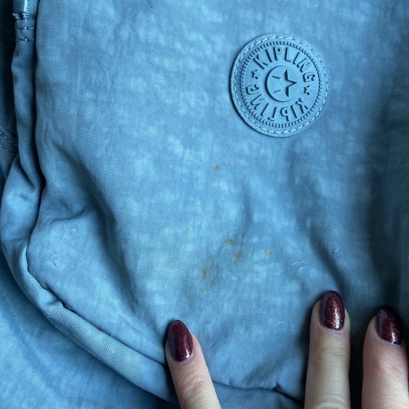 Kipling grey 14” backpack small size bag nylon kids school preschool - Picture 6 of 16